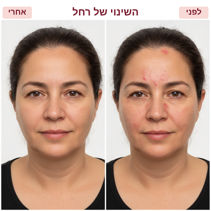 מסכת LED לבנה לטיפוח הפנים