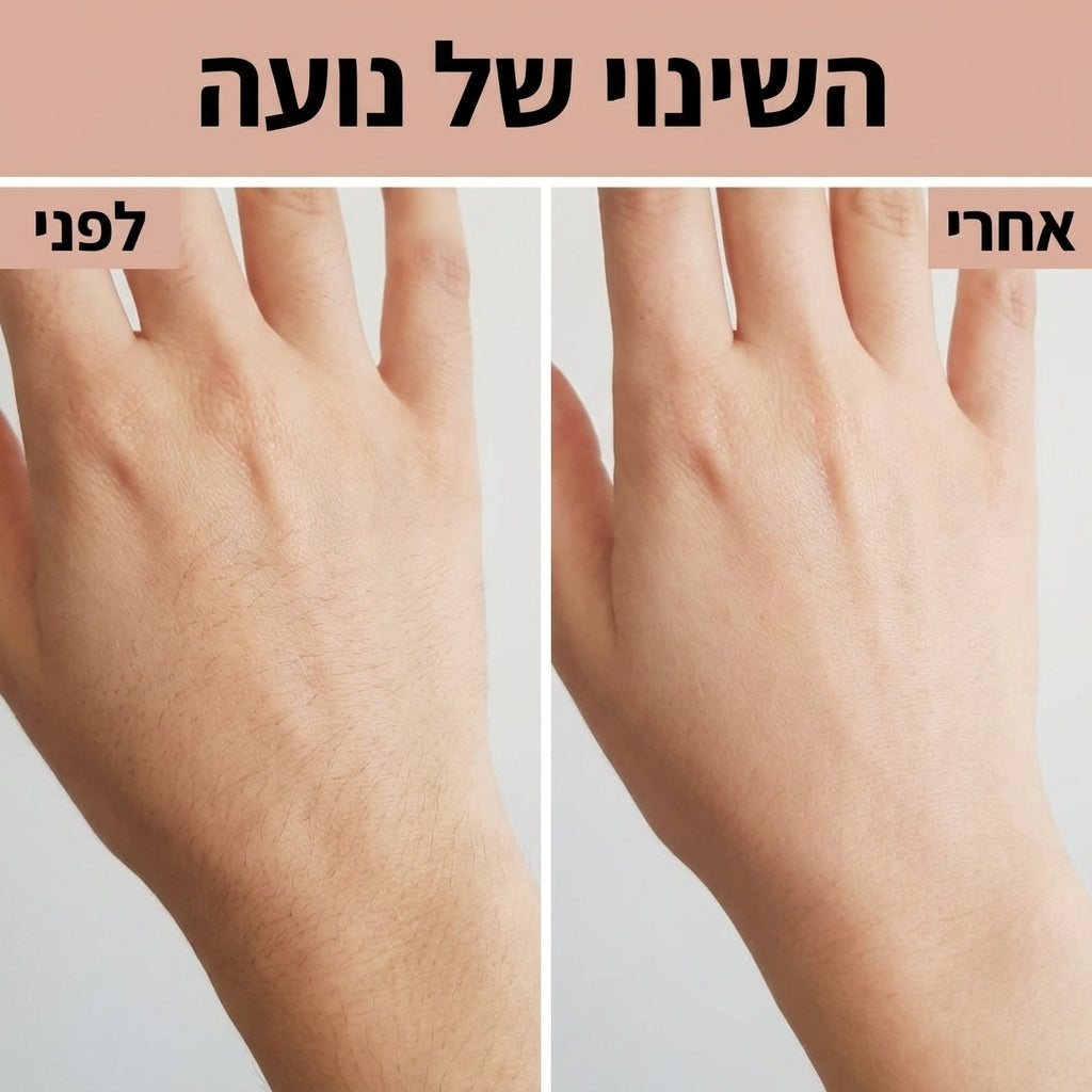 מכשיר גילוח חשמלי לנשים עם ראש כפול להסרת שיער מהפנים והגוף, לגילוח עדין, מהיר וללא כאב, מתאים לאזורי בית השחי, הרגליים והביקיני.